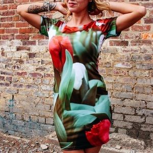 Hearts Core Art Store Ty Brueilly Tulip bodycon